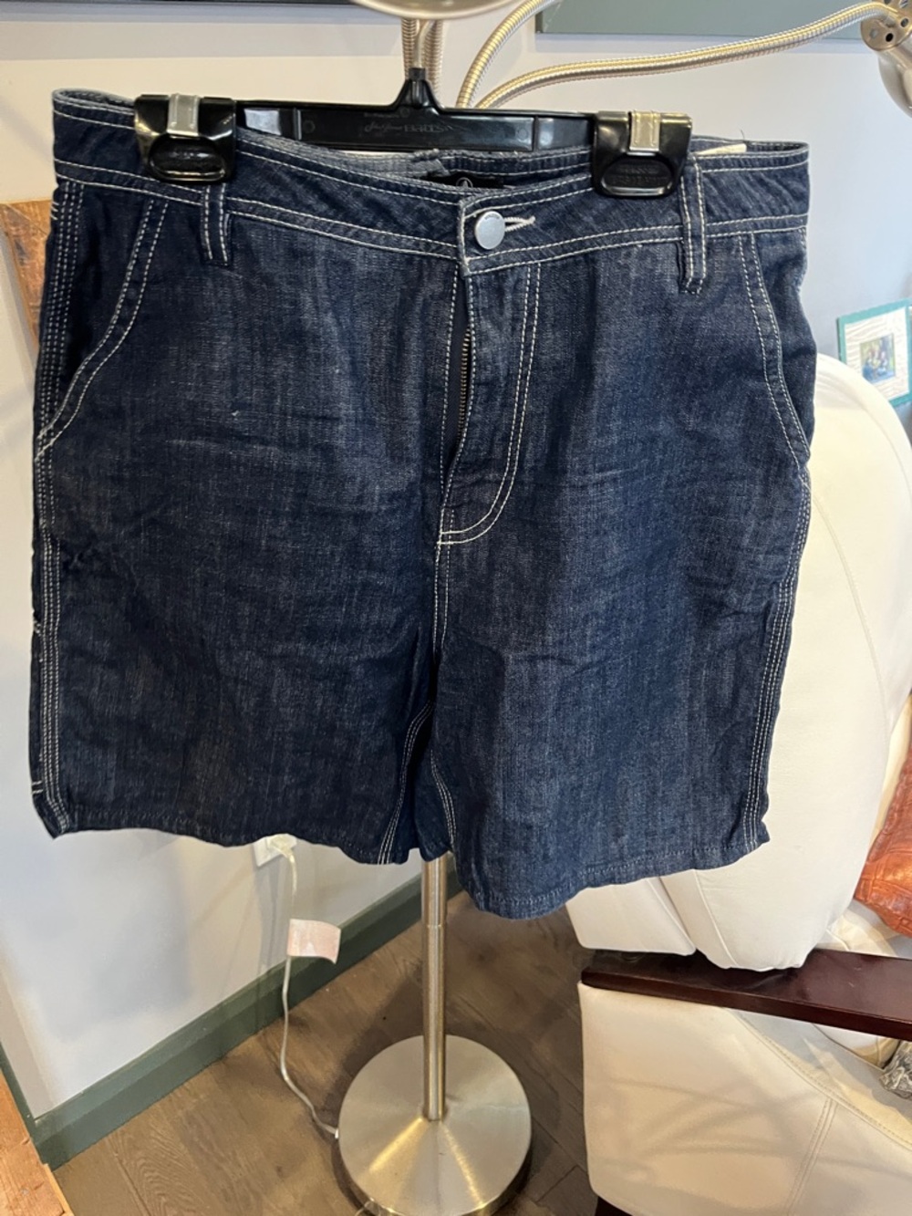Volcom Dark Blue Denim Women’s Shorts - Picture 1 of 3